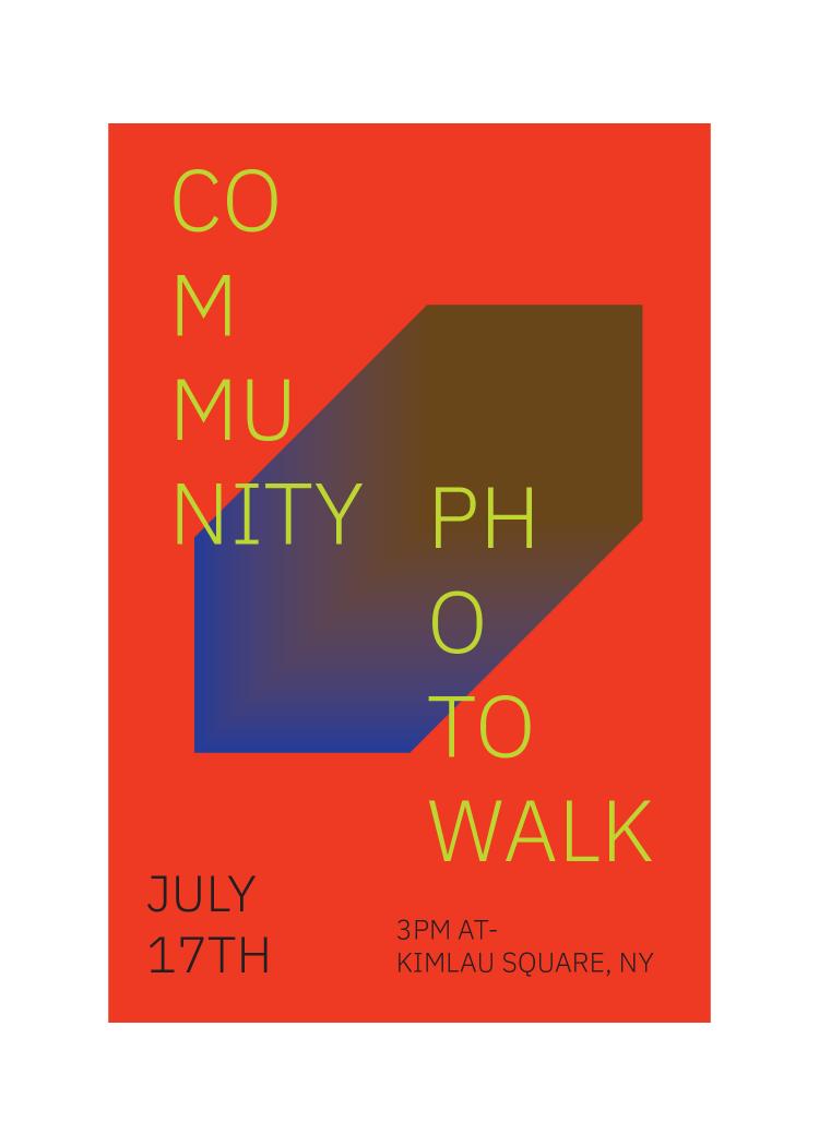 Community Photowalk poster #2